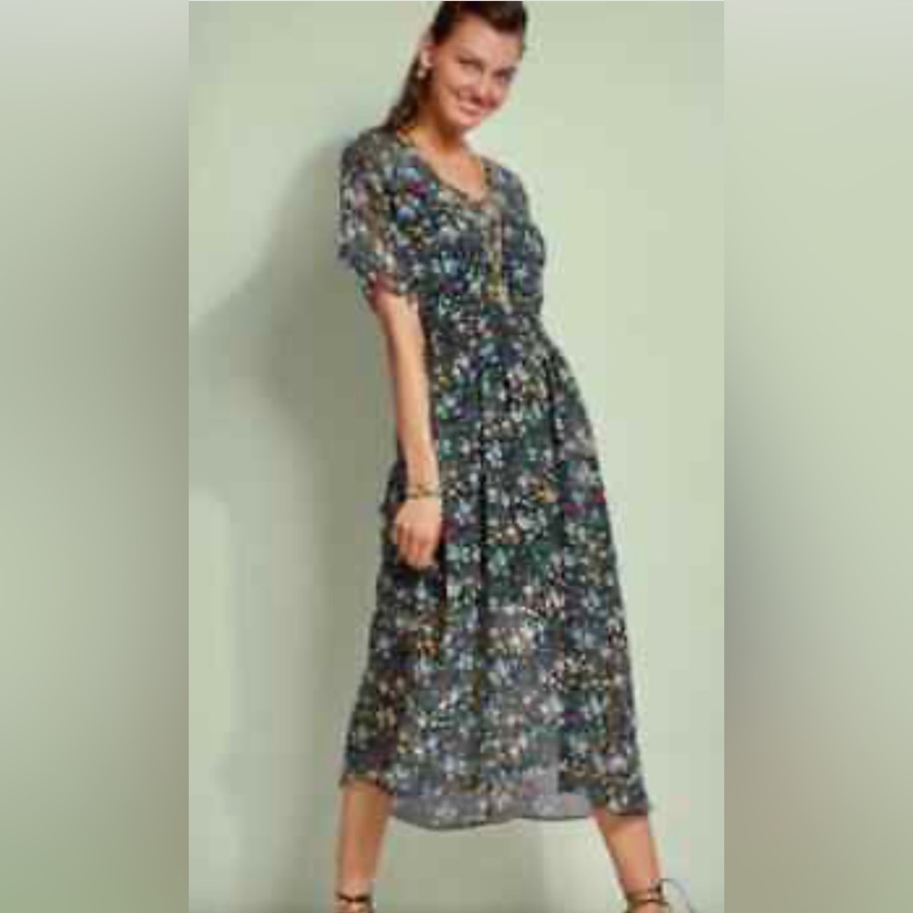 Cabi Fiesta floral dress, XS